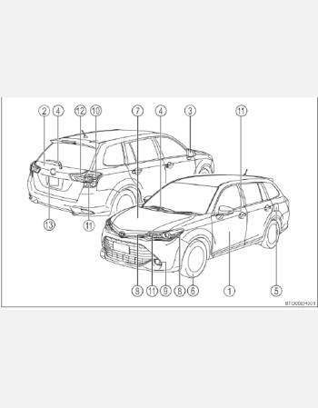 toyota fielder 2015-2017 owners manual in english